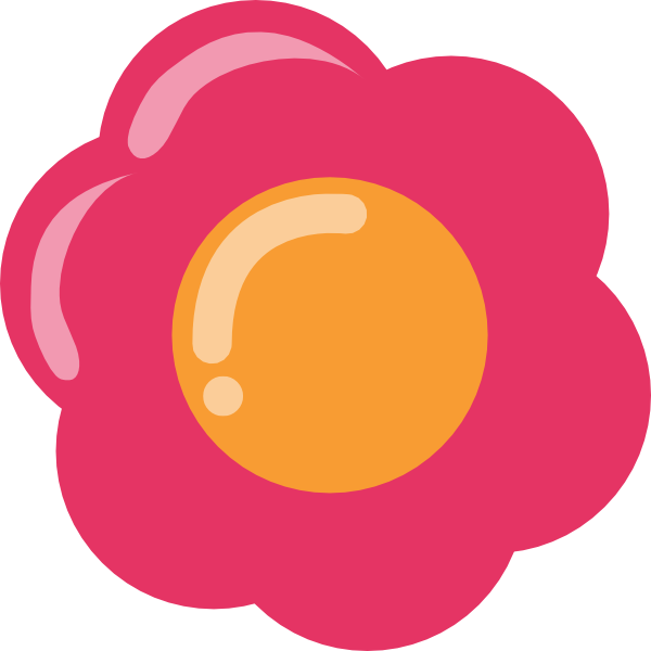 Pink Cartoon Flower - ClipArt Best