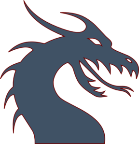 Blue Dragon Clip Art - vector clip art online ...