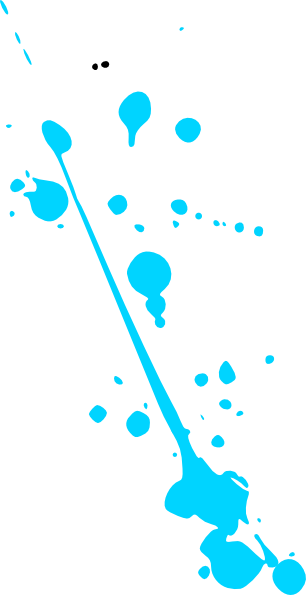 Blue Paint Splatter clip art - vector clip art online, royalty ...