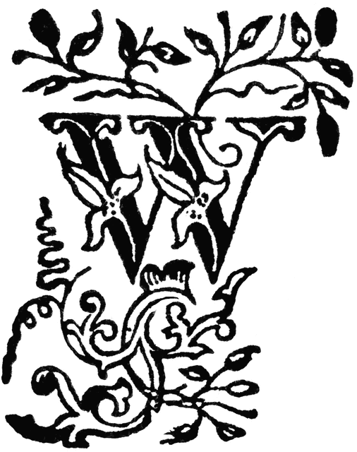 Decorative Letter W | ClipArt ETC