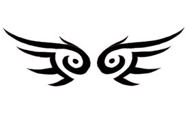 Simple Wing Tattoos - ClipArt Best