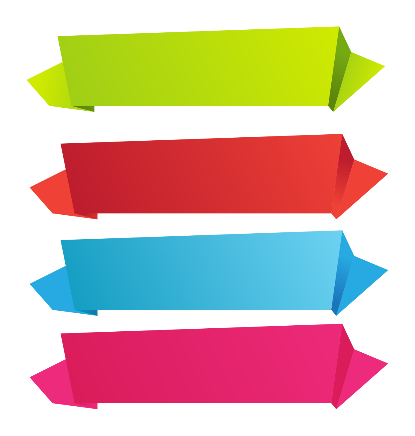 Download Banner png four colour Transparent Backgound download ...