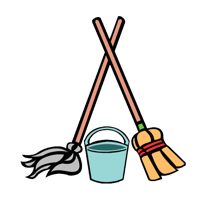 Image of Broom Clipart #5451, Clip Art Frankenstein Cartoon ...