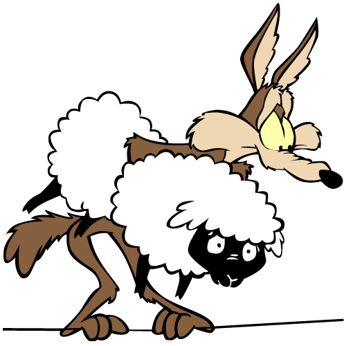 Wile e coyote clipart