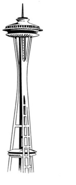 Space Needle Clip Art