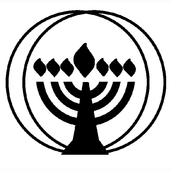 Black Menorah Chalice Clip Art | UUA