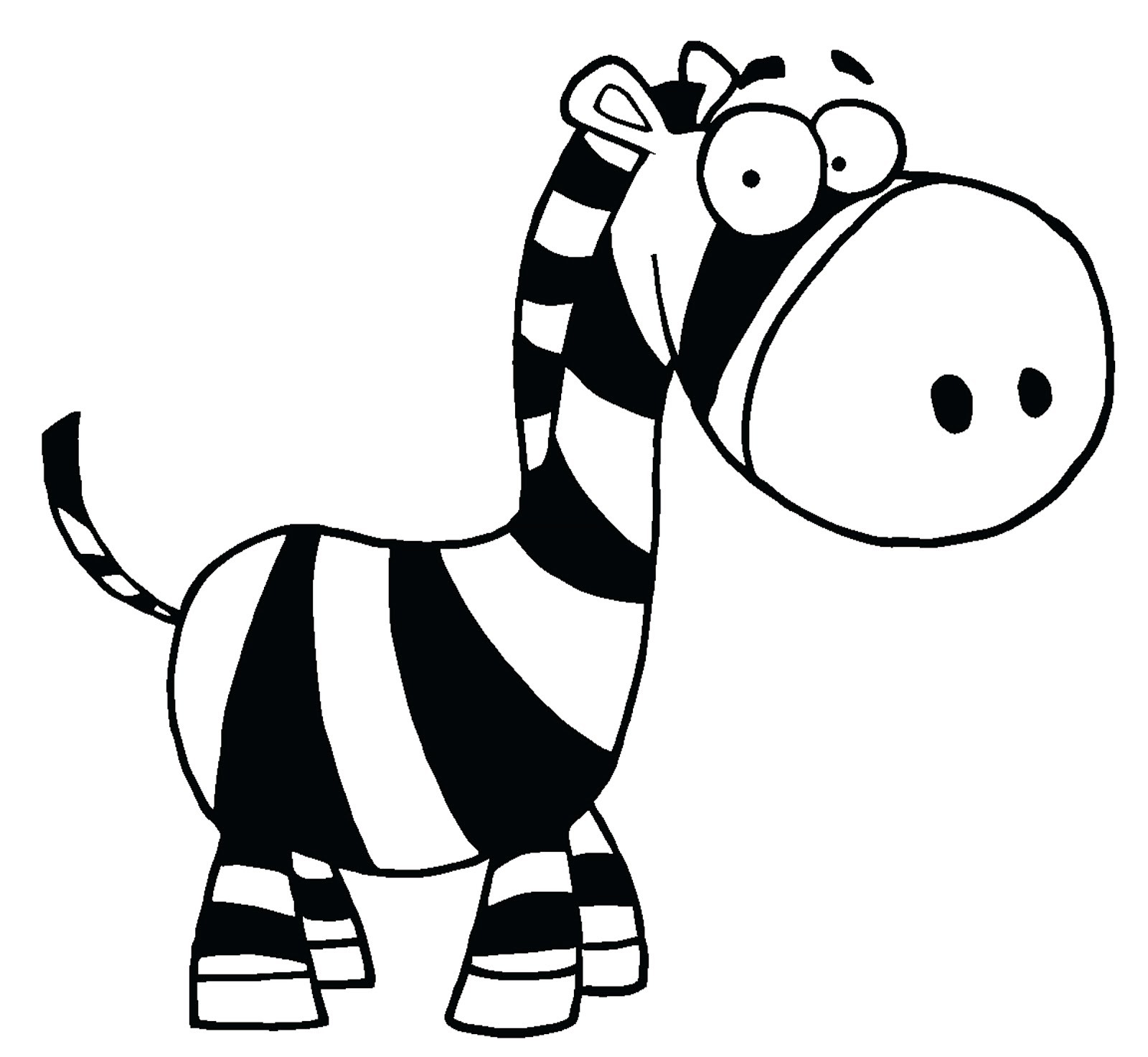Baby zebra cartoon zebra cartoon clip art baby shower ideas image ...