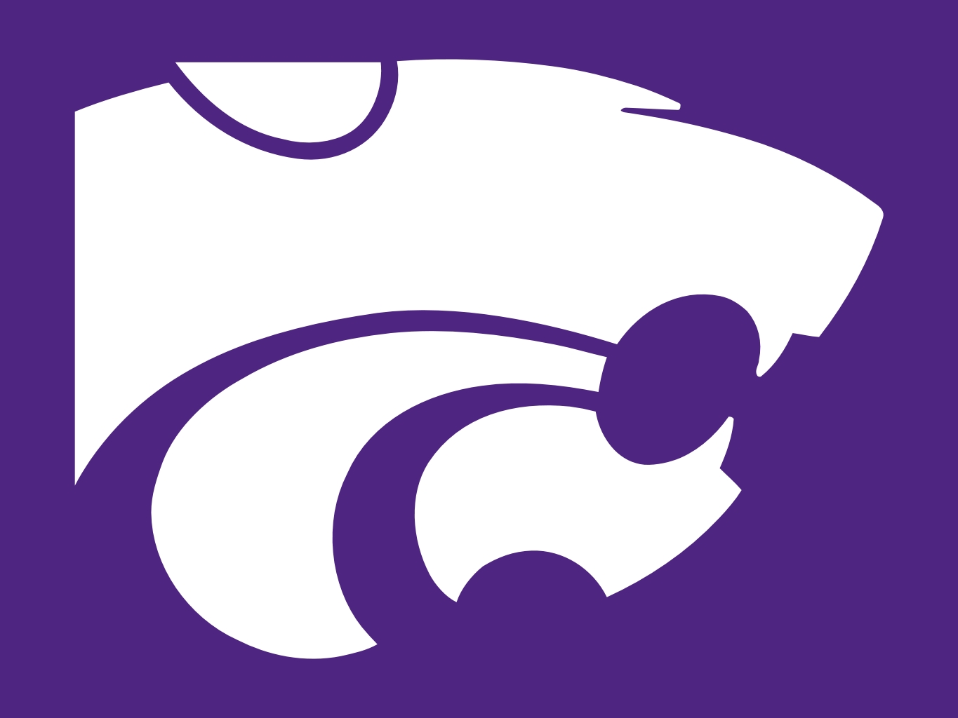 Kansas state wildcat clipart
