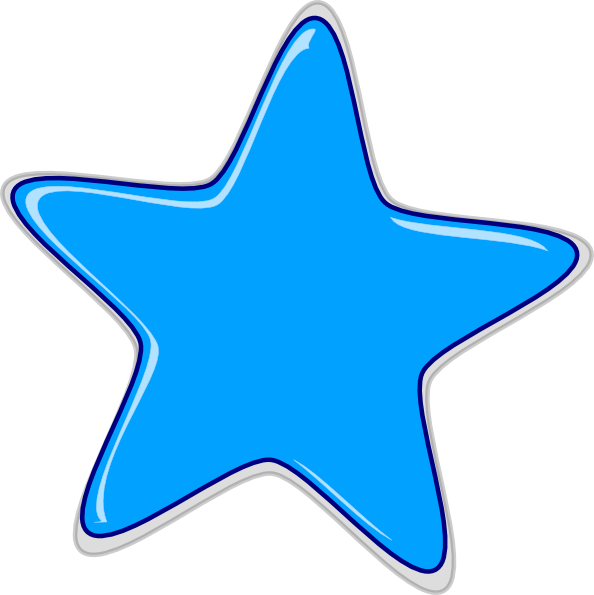 Blue Star Clipart