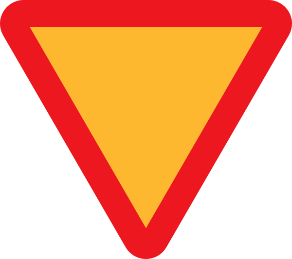 Traffic Sign Triangle Cross - ClipArt Best