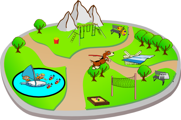 Park Clipart Black And White - Free Clipart Images