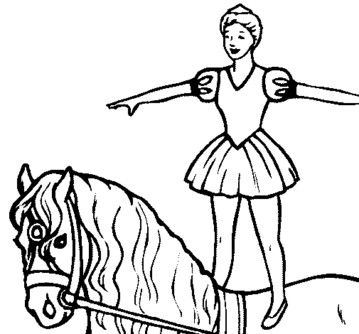 Trapeze Artist Coloring Pages - ClipArt Best