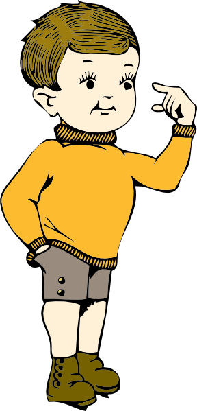 Little Boy clip art Free Vector