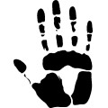 Hand Print - Right 1 | Custom T-Shirts, Custom Hoodies, T Shirt ...