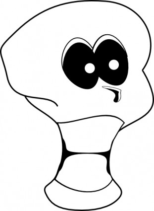 Happy skull and crossbones clip art at vector clip art - dbclipart.com