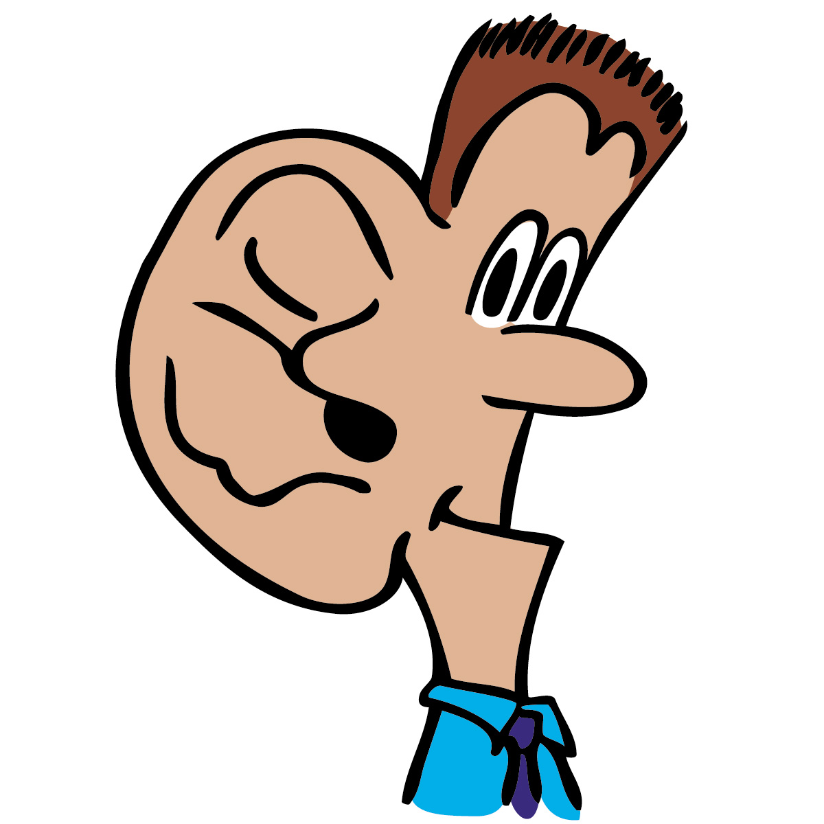 Ear Diagram Clip Art