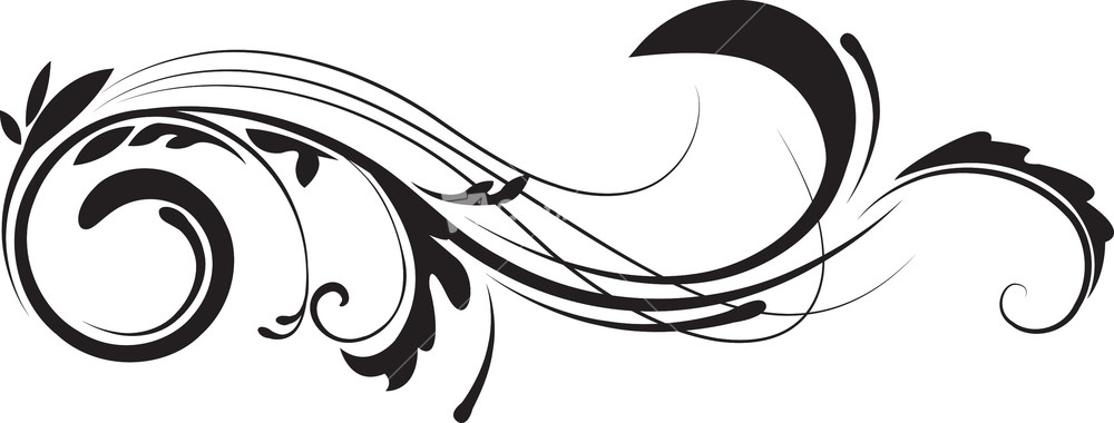Vector Floral Swirl