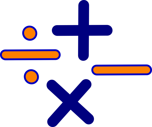 Cartoon Math Symbols