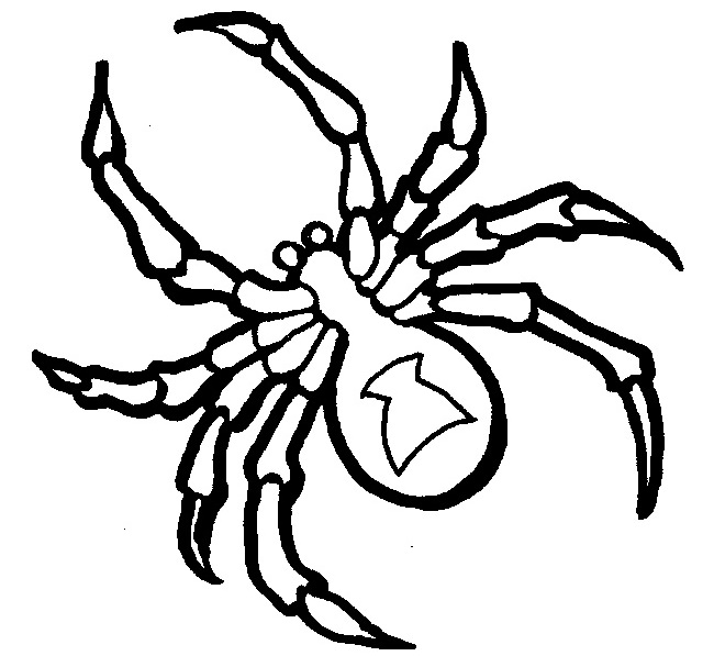 Spider Shape Template - 55+ Crafts & Colouring Pages | Free ...