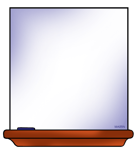 Free School Clip Art by Phillip Martin, White Board