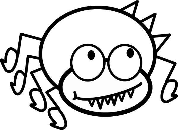 Cartoon Spider clip art - vector clip art online, royalty free ...