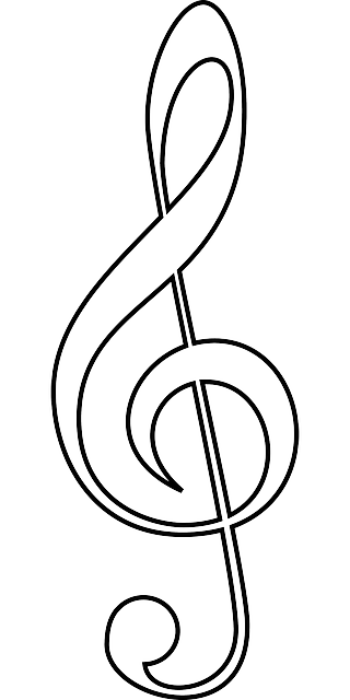 early play templates: Music coloring images in public domain