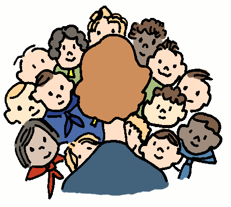 Children talking in classroom clipart free