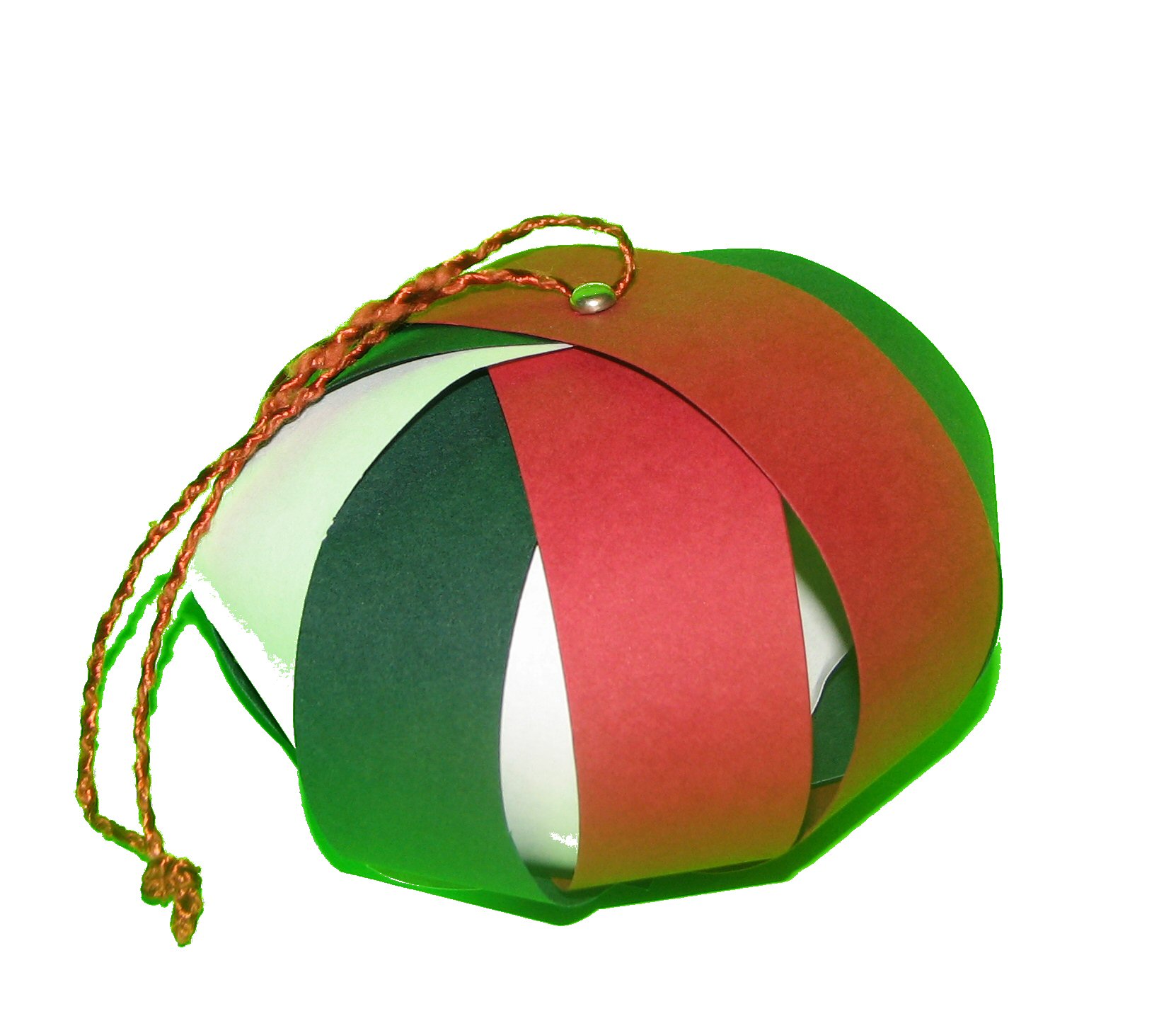 Christmas Craft Projects for Kids - Paper Bulb Ornament | KraftyKid