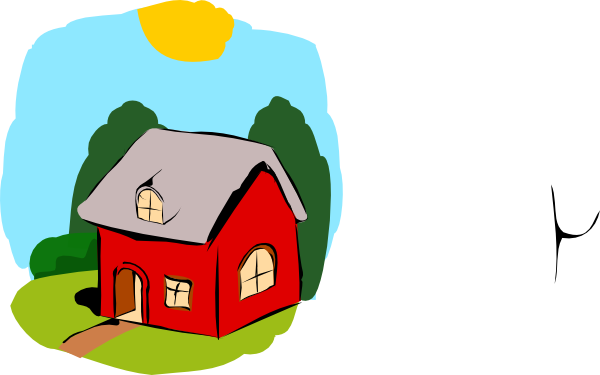 Fairy-tale House Clip Art - vector clip art online ...