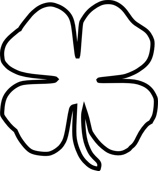 5 Best Images of Free Shamrock Outline Printable - Shamrock ...
