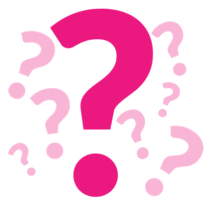 Pink question mark clipart
