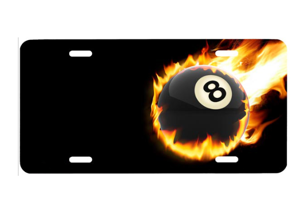 Eight Ball on Fire – Alex AirBrush