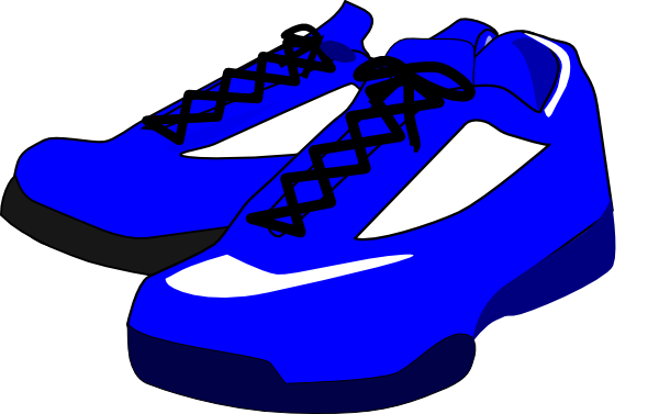 Animated Shoes Walking Clipart