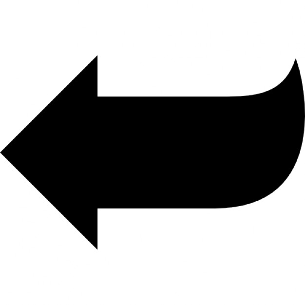 Arrow shape pointing to left Icons | Free Download