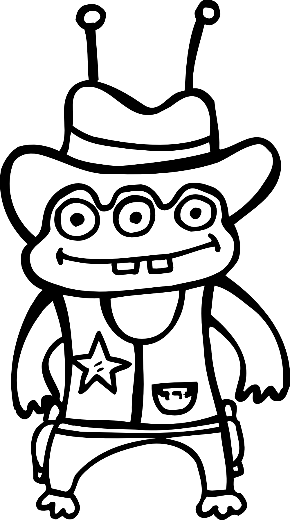 alien black white line art Coloring Book Colouring Sheet Coloring ...
