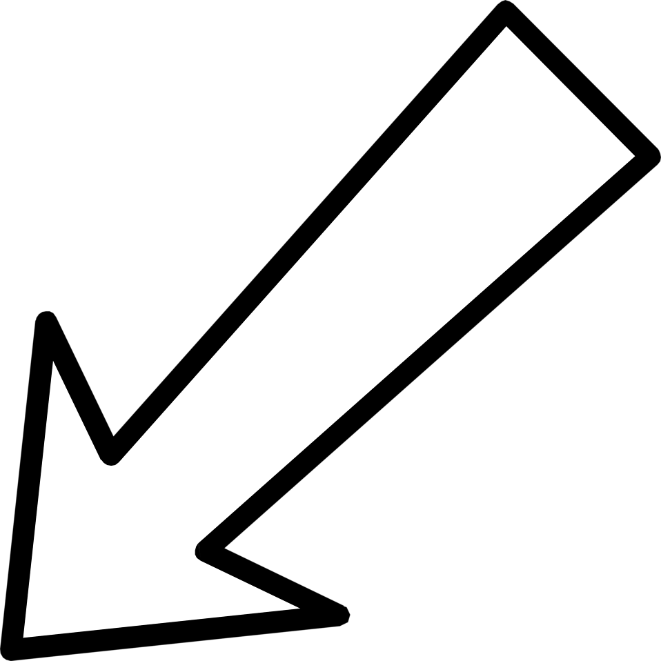Black And White Arrow Clipart