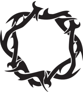 Crown Of Thorns Clip Art - vector clip art online ...