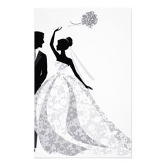 Cartoon, Wedding and Brides