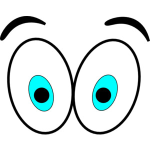 Cartoon Eyes Clip Art - Tumundografico