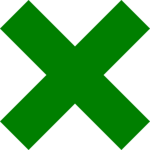 Cross mark clipart