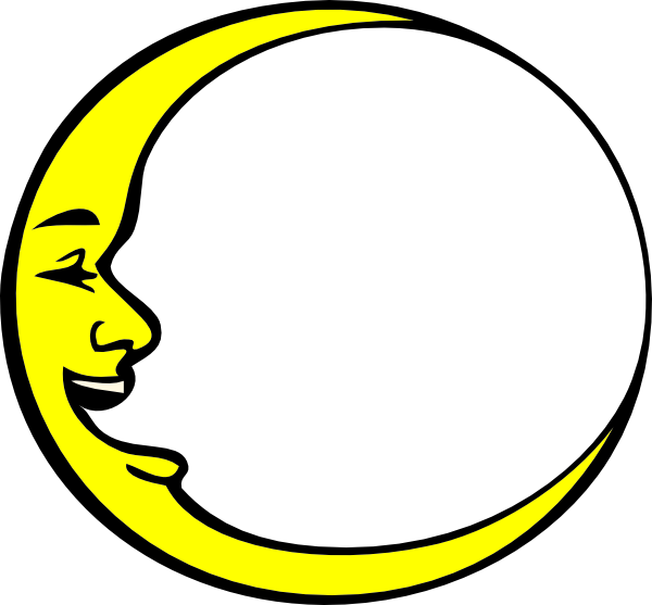 Cartoon Moon Clipart