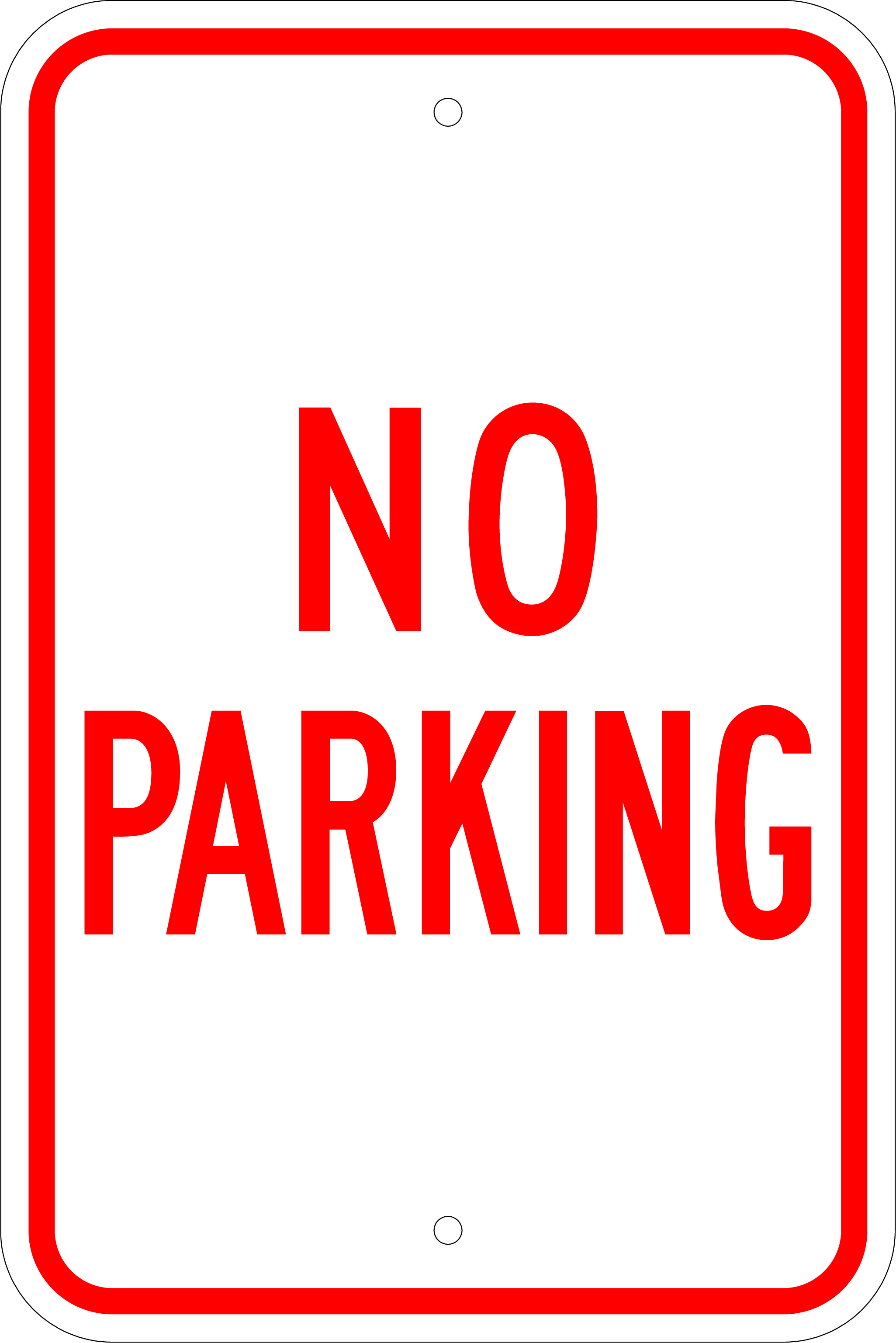Free no parking clipart
