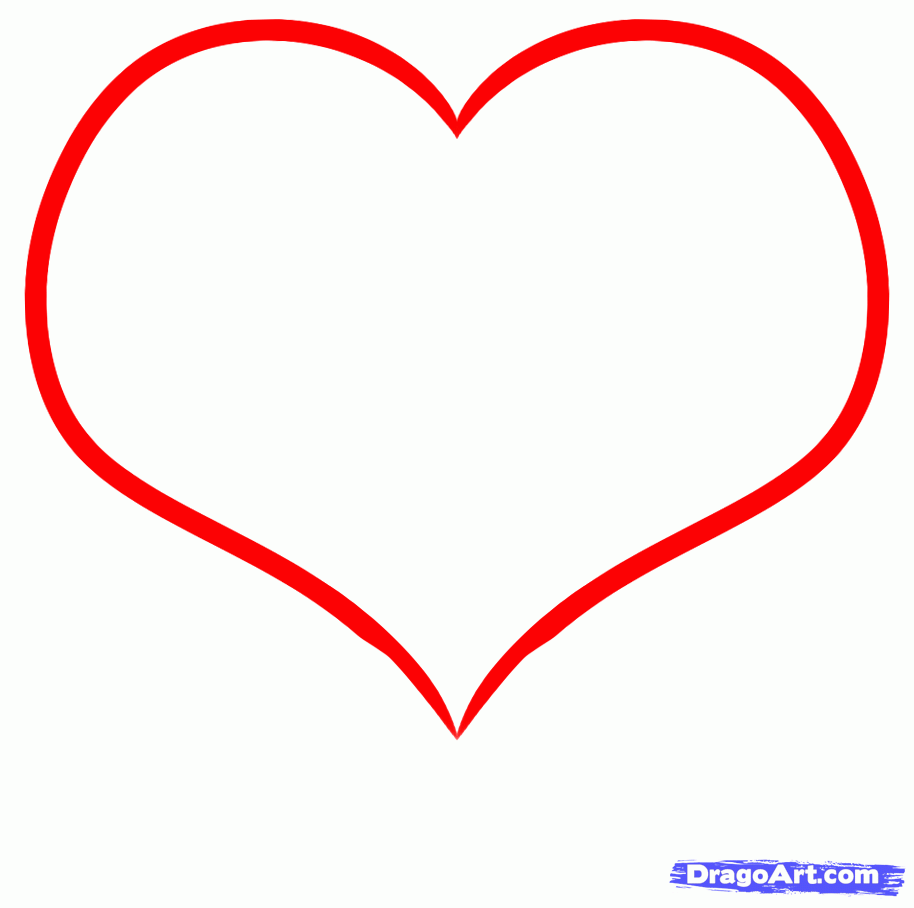 How to Draw a Love Heart, Love Heart, Step by Step, Tattoos, Pop ...