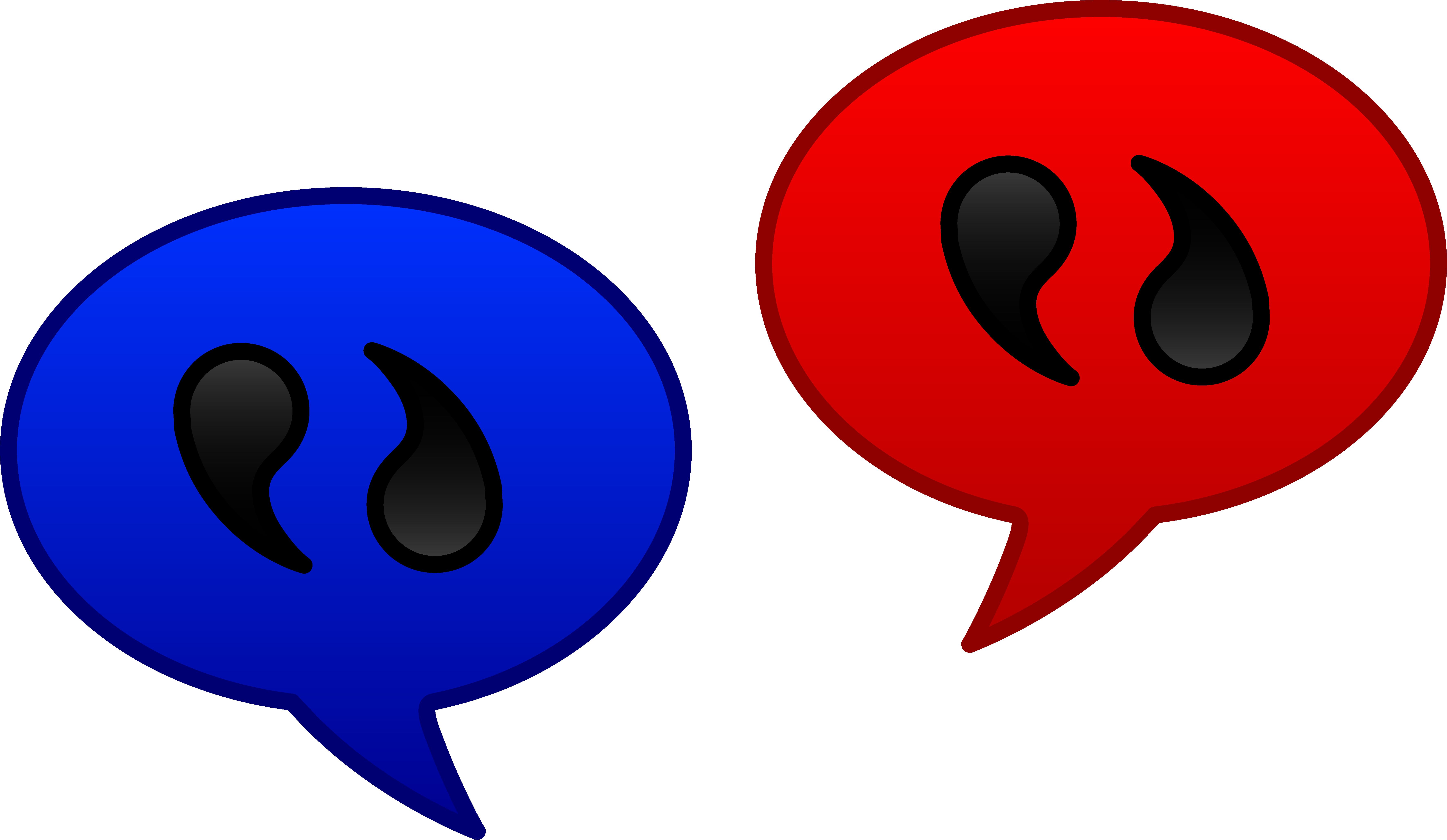 Quotation marks clip art