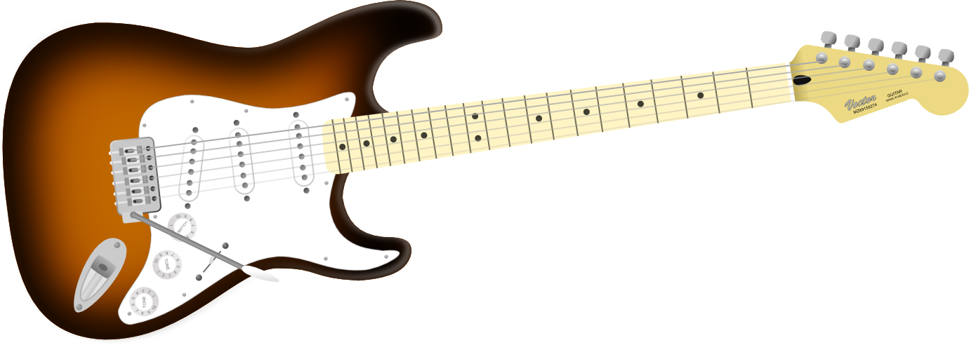 Draw A Realistic Vector Guitar in Inkscape