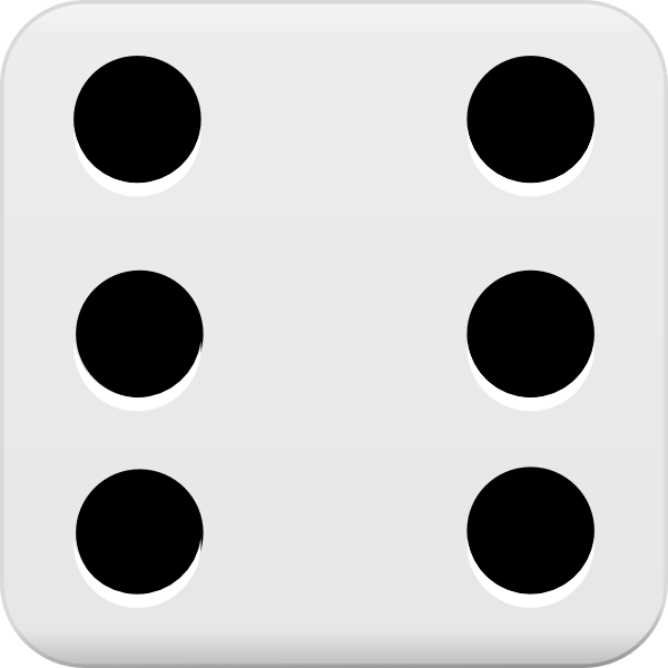 6 Dice Face Clipart