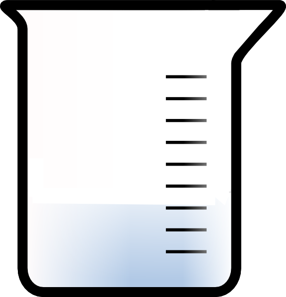 Chemistry Beaker Clipart Black And White - Free ...
