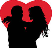 Couple In Love Clipart Graphic