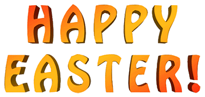 Free Easter Clipart - Bunny, Eggs - Jesus Has Risen - Animations