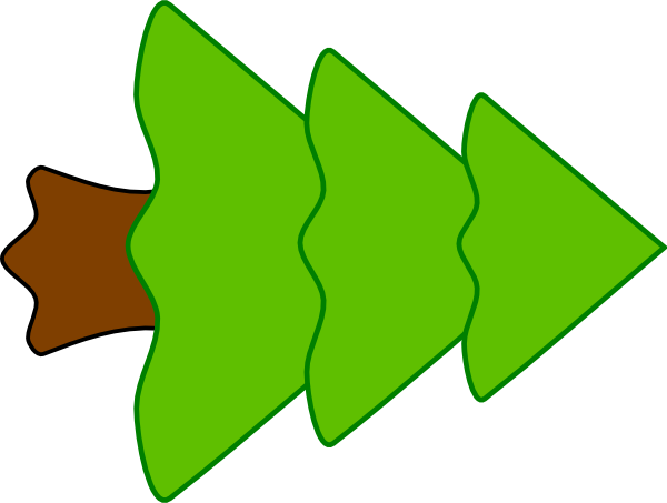 3 Layer Fir Tree Clip Art - vector clip art online ...